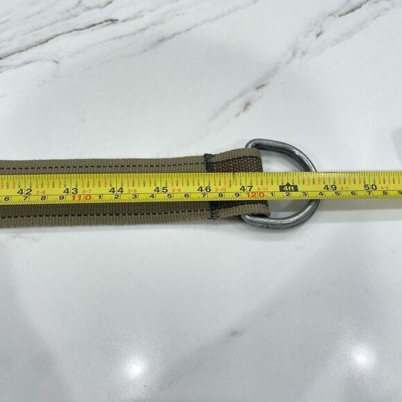 Men's Reversible Military Green Fabric Belt Adjustable - Picture 4 of 5